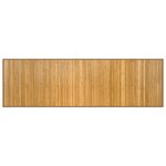 vidaXL Tapis rectangulaire naturel 60x200 cm bambou