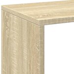 vidaXL Étagère séparatrice de pièce chêne sonoma 69 5x29x137 5 cm