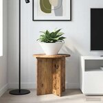 vidaXL Support de Plante 2 pièces Bois ancien 40 x 40 x 40 cm