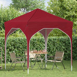 vidaXL Tente de fête pop-up 194 x 194 x 245 cm Bordeaux
