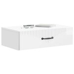 vidaXL Table d'appoint murale 59 x 34 5 x 17 cm Bois d'ingénierie