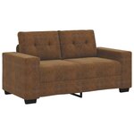 vidaXL Canapé 2 Pièces Marron 221 x 78 x 80 cm Faux cuir