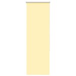 vidaXL Store enrouleur occultant jaune largeur du tissu 50 7 cm