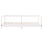 vidaXL Cadre de lit pour enfant blanc 70x140 cm bois de pin massif