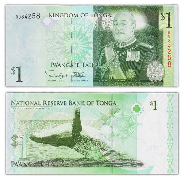 Billet de collection 1 pa'anga 2009 tonga - neuf - p37
