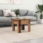 vidaXL Table basse Bois ancien Bois d'ingénierie