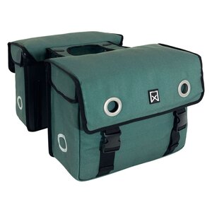 Willex Sacoches de vélo 40 L toile vert