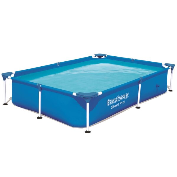 Bestway piscine en acier avec cadre en acier 221 x 150 x 43 cm 56401