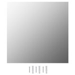 vidaXL Miroir mural carré 60 x 60 cm Verre