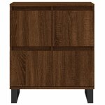 vidaXL Buffets 3 Pièces Chêne marron Bois d'ingénierie