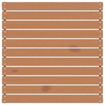 vidaXL Salon de jardin 5 Pièces Marron miel Bois de pin massif