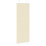 vidaXL Store plissé crème 75x200 cm largeur du tissu 74 4 cm polyester