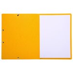 Chemise à élastique sans rabat carte lustrée 355g A4 Jaune EXACOMPTA