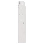 vidaXL Tête de lit avec étagères blanc 100 cm bois massif de pin