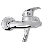 vidaXL Kit de robinet de douche Chrome