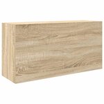 vidaXL Armoire murale de bain chêne sonoma 80x25x40 cm bois ingénierie