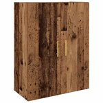vidaXL Haut Armoire Bois ancien 69 5 x 34 x 180 cm Bois d'ingénierie