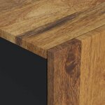 vidaXL Armoire de salle de bain 38x33x58 cm bois massif de manguier