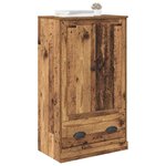 vidaXL Haut Armoire Bois Ancien 60 x 35 5 x 103 5 cm Bois d'ingénierie