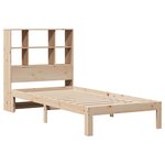 vidaXL Lit bibliothèque sans matelas 90x200 cm bois de pin massif