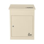 Boîte à colis moyenne 1 porte Beige à accès frontal Acier galvanisé SMART PARCEL BOX®