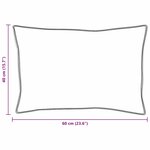 vidaXL Oreiller avec oreiller Blanc 40 x 60 cm Plume