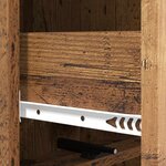 vidaXL Armoire à tiroirs Bois ancien 33 x 34 5 x 92 cm