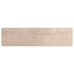 vidaXL Coureur de Tapis MARSA Beige 50 x 400 cm Polyester et PVC