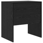 vidaXL Bureau Chêne noir 70 x 50 x 76 cm Bois d'ingénierie