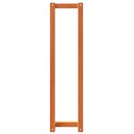 vidaXL Porte-serviette marron cire 23x18x90 cm bois de pin massif