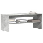 vidaXL Meuble TV Gris béton 100 x 40 x 40 cm Aggloméré