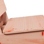 vidaXL Chaise de jardin 60x64x70 5 cm bois massif de douglas