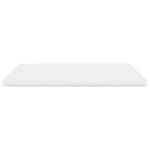 vidaXL Matelas en mousse blanc 180x210 cm 7 zones dureté 20 ILD