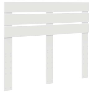 vidaXL Tête de lit Blanc 120 cm Bois d'ingénierie