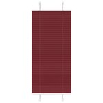 vidaXL Store plissé rouge bordeaux 65x150 cm largeur du tissu 64 4 cm