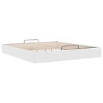 vidaXL Cadre de lit ottoman sans matelas blanc 200x200 cm similicuir