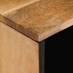 vidaXL Meuble TV Marron 80 x 33 x 46 cm Bois de mangue massif