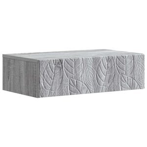 vidaXL Table d'appoint murale 59 x 34 5 x 17 cm Bois d'ingénierie