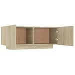 vidaXL Table de chevet chêne sonoma 100x35x40 cm bois d'ingénierie