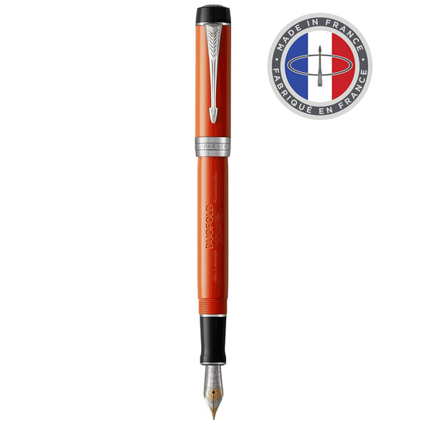 PARKER Duofold Centennial Stylo plume  Big Red Vintage  Plume fine en or 18K  Coffret cadeau