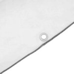 vidaXL Couverture pour plantes Transparent 4 x 4 m PE