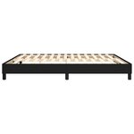 vidaXL Cadre de lit Noir 180 x 200 cm Tissu