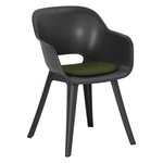 Madison coussins de siège panama 2 pièces 39x36 cm vert