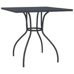 vidaXL Ensemble à manger de jardin 5 Pièces anthracite métal maille