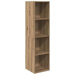 vidaXL Ensemble meuble TV 4 Pièces Chêne artisanal Bois d'ingénierie