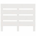 vidaXL Tête de lit Blanc 90x3x80 cm Bois massif de pin