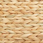 vidaXL Collier de sapin de Noël Marron 90 x 90 x 28 cm Jacinthe d'eau