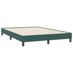 vidaXL Sommier à lattes de lit sans matelas vert foncé 160x220cm