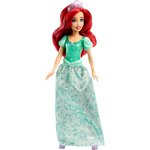 Mattel HLW10 - Disney poupée Ariel articulée avec tenue Scintillante et accessoires