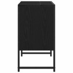 vidaXL Meuble de Lavabo de Salle de Bain Chêne noir 60 x 30 x 60 cm